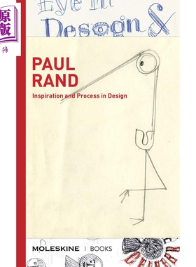 预售 设计大师Paul Rand保罗兰德手稿笔记本 进口艺术 Inspiration and Process in Design 平面设计名人手稿【中商原版】