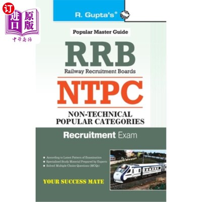 海外直订Rrb: NTPC (Ist Stage) Exam Guide Nontechnical popular categories, Recruitment Ex Rrb:NTPC（I