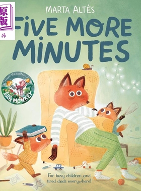 Marta Altes：再多5分钟 Five More Minutes 平装 精品绘本 幼儿时间管理观念启蒙 亲子睡前读物 英文原版 3-6岁【中商原版】