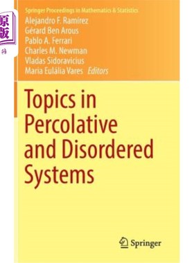 海外直订Topics in Percolative and Disordered Systems 渗流和无序系统的主题