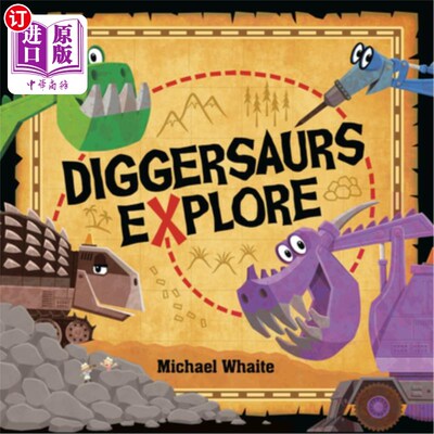 海外直订Diggersaurs Explore 挖掘龙探索