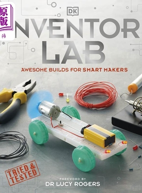 DK STEM Inventor Lab Projects for genius makers DK STEM大课题 发明实验室 英文原版儿童绘本 7到12岁【中商原版】