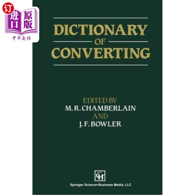 海外直订Dictionary of Converting 转换词典