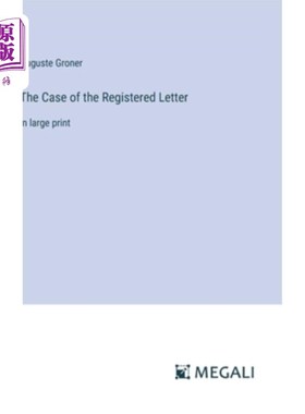 海外直订The Case of the Registered Letter: in large print 挂号信的案例：用大号字体
