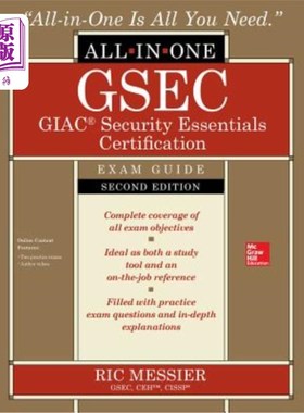 海外直订Gsec Giac Security Essentials Certification All-In-One Exam Guide, Second Editio Gsec Giac安