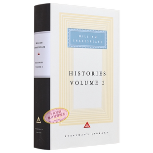 莎士比亚历史剧卷2 理查二世 亨利四世五世八世Everyman Library Classics Histories  Shakespeare 英文原版【中商原版】