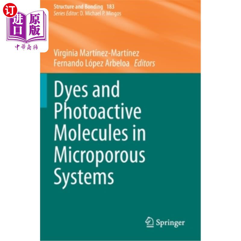 海外直订Dyes and Photoactive Molecules in Microporous Systems 微孔系统中的染料和光活性分子
