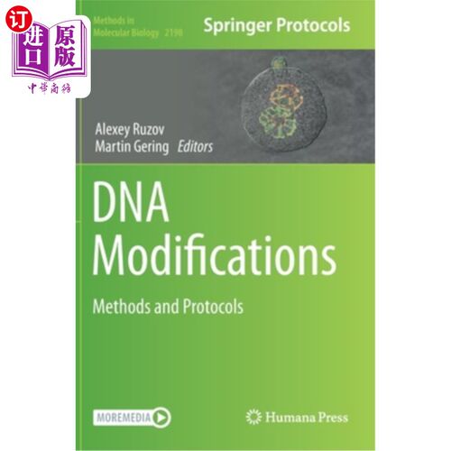 海外直订DNA Modifications: Methods and Protocols DNA修饰:方法和方案
