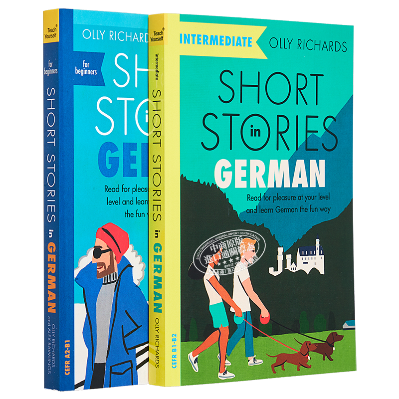 预售 适合德语学者的短篇故事  Short Stories in German for Foreign Language Learners 英文原版 Olly Richards【中商原版】