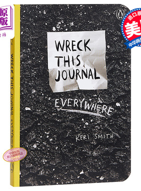 预售 做了这本书 英文 英文原版 Wreck This Journal Everywhere 创新从破坏开始 一本颠覆传统的?【中商原版】