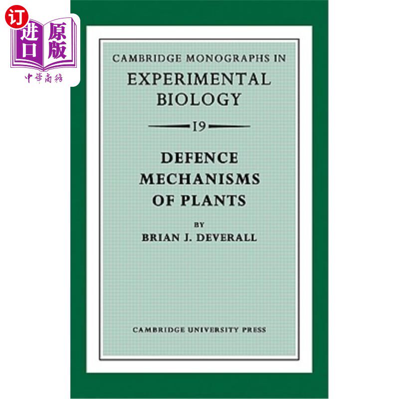 海外直订Defence Mechanisms of Plants 植物防御机制