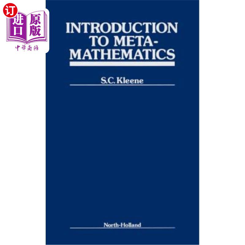 海外直订Introduction to Metamathematics 元数学导论