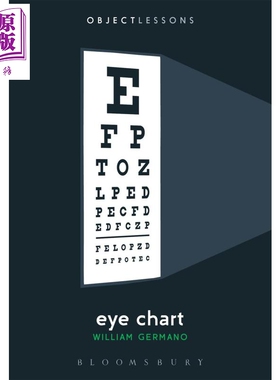 现货 实例研究 视力表 英文原版 Object Lessons Eye Chart 威廉·杰尔马诺 William Germano【中商原版】