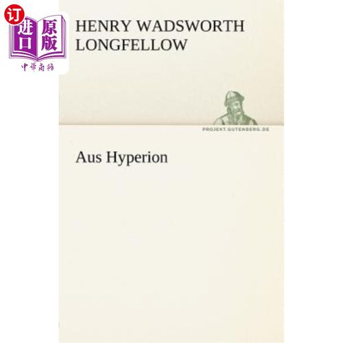 海外直订德语 Aus Hyperion 从希柏里翁