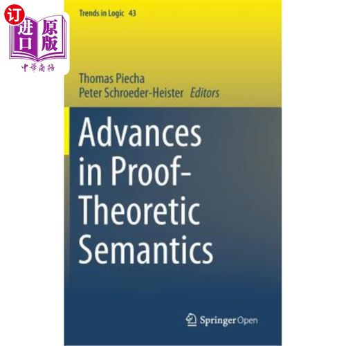 海外直订Advances in Proof-Theoretic Semantics