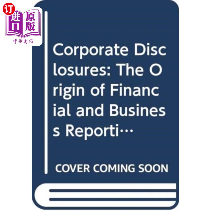 海外直订Corporate Disclosures 公司披露1553年至2007年的广告