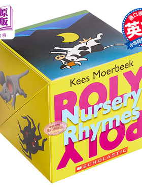 现货 【中商原版】学乐 神奇翻转书 儿歌英文原版 Roly Poly Pop-Up: Nursery Rhymes童谣