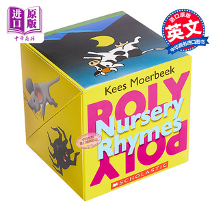 Poly Rhymes童谣 学乐 Nursery Pop Roly 儿歌英文原版 神奇翻转书 中商原版 现货