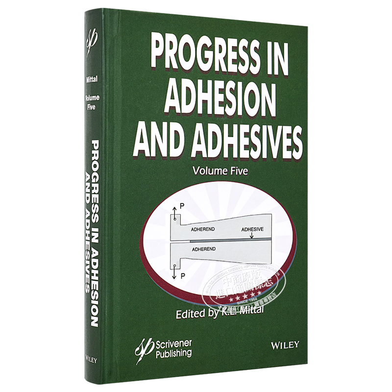 现货 胶粘剂研究进展 第5卷 Progress In Adhesion Adhesives Volume 5 英文原版 K Mittal【中商原版】Wiley