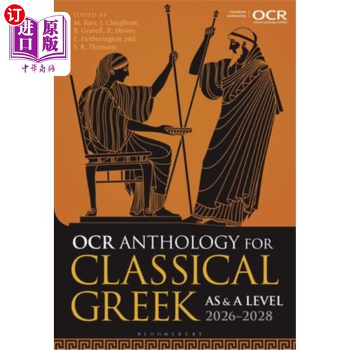海外直订OCR Anthology for Classical Greek AS and A Level: 2026-2028 OCR选集古典希腊AS和A级：2026-2028