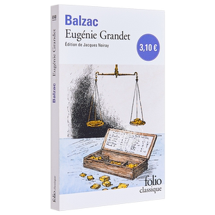 法文版 巴尔扎克 欧也妮 葛朗台 Folio Classique Eugenie Grandet 法文原版 Honore de Balzac【中商原版】