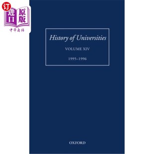 1995 第十四卷 Volume XIV Universities 1996 海外直订History 大学历史