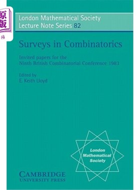 海外直订Surveys in Combinatorics: Invited Papers for the Ninth British Combinatorial Con 组合学调查：1983年第九届英