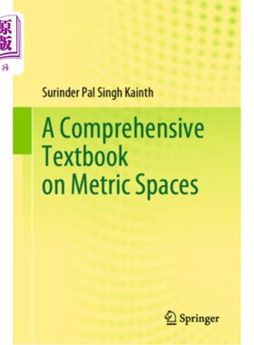 海外直订A Comprehensive Textbook on Metric Spaces 关于度量空间的综合教科书