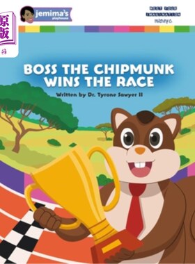 海外直订Boss The Chipmunk Wins The Race 花栗鼠老板赢得了比赛