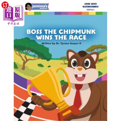 海外直订Boss The Chipmunk Wins The Race 花栗鼠老板赢得了比赛