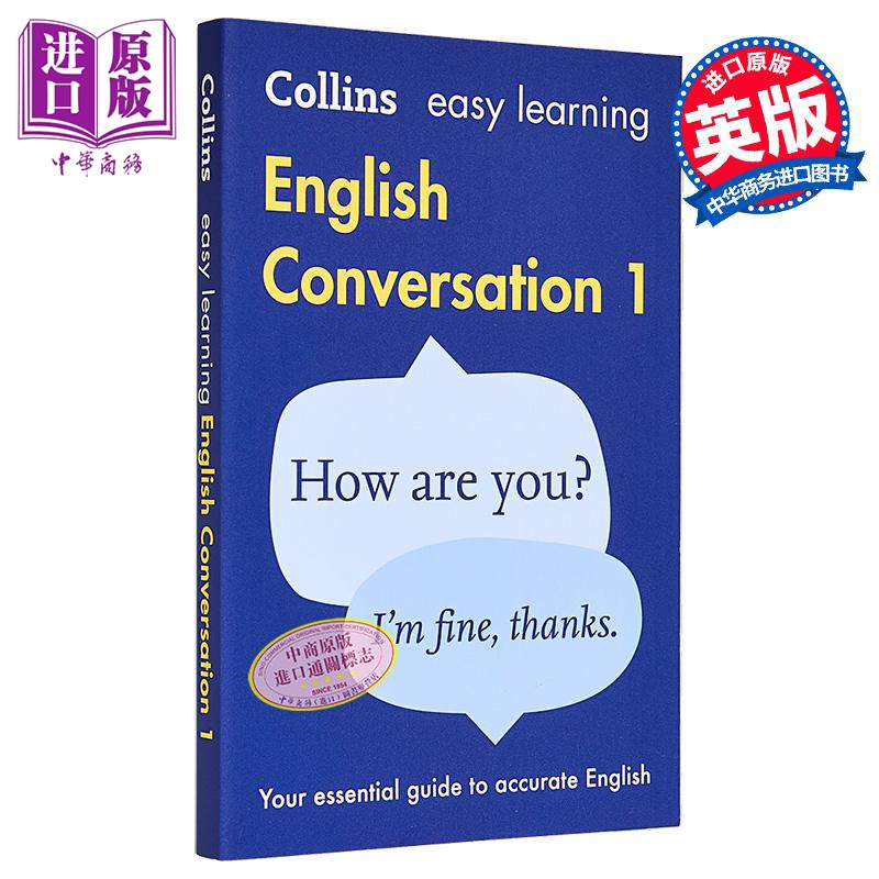 Collins Easy Learning English Conversation Book 1 柯林斯易学英语 对话第一册 含音频 第2版 英文原版【中商原版】