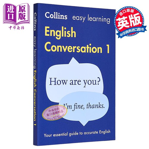 Collins Easy Learning English Conversation Book 1 柯林斯易学英语 对话第一册 含音频第2版英文原版 口语交流【中商原版】