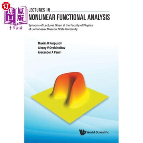 海外直订Lectures in Nonlinear Functional Analysis: Synopsis of Lectures Given at the Fac 非线性泛函分析讲座:罗蒙诺