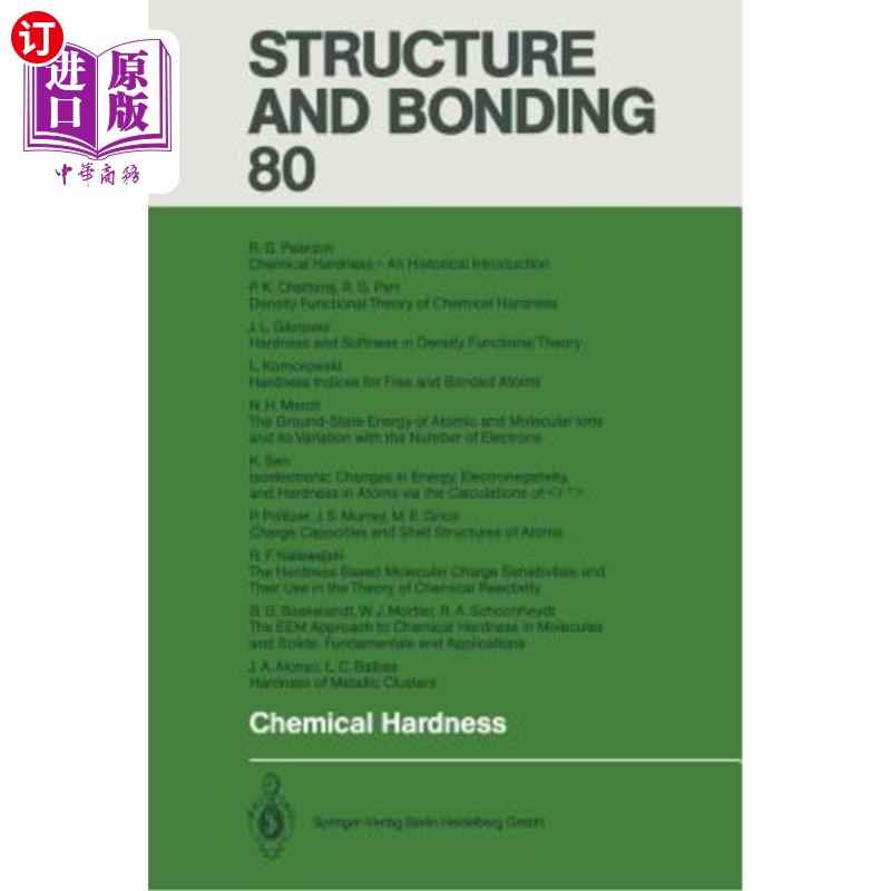 海外直订Chemical Hardness 化学硬度