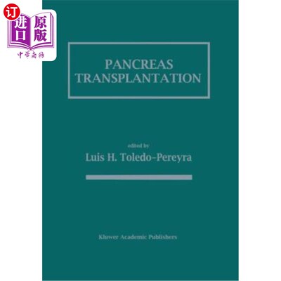 海外直订医药图书Pancreas Transplantation 胰腺移植