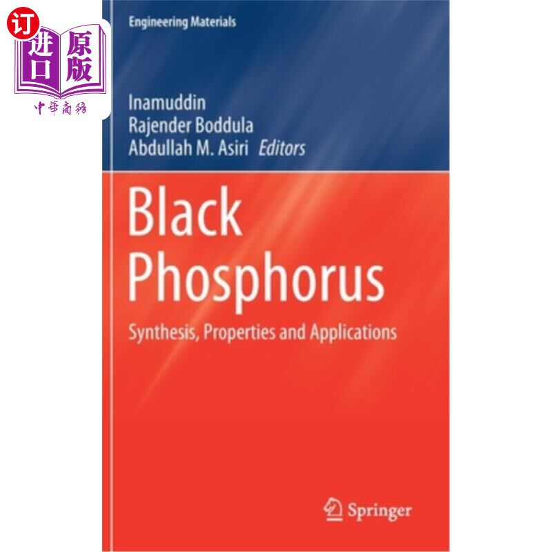 海外直订Black Phosphorus: Synthesis, Properties and Applications 黑磷的合成、性质及应用