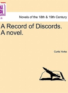 海外直订A Record of Discords. a Novel. 不和谐的记录。一本小说。