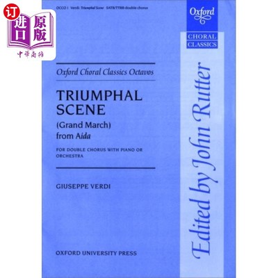 海外直订Triumphal Scene (Grand March) from Aida 艾达凯旋场景（大游行）