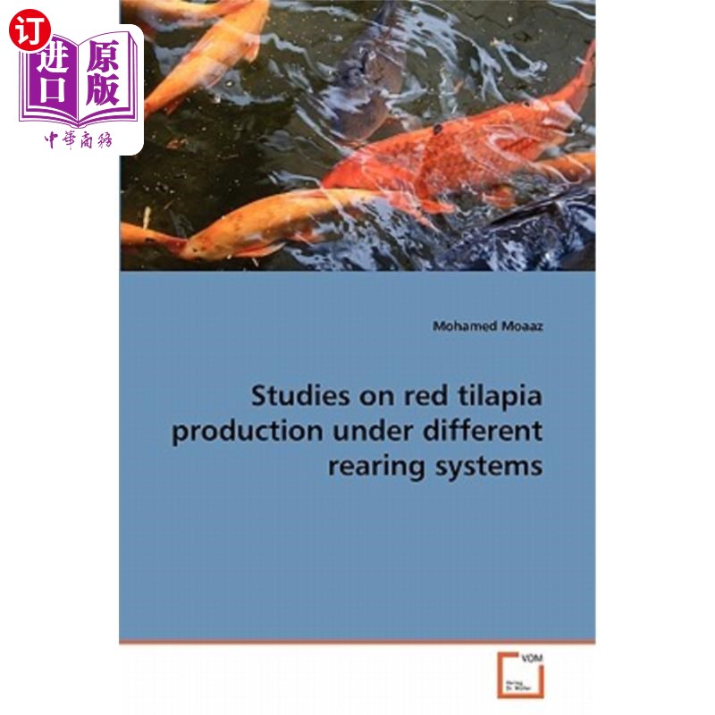 海外直订Studies on Red Tilapia Production Under Different Rearing Systems 不同养殖制度下红罗非鱼生产的研究
