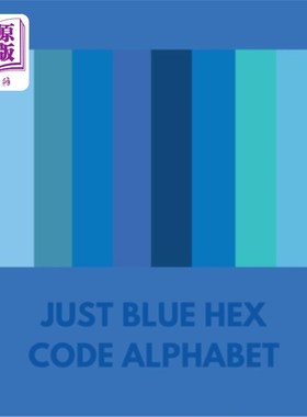 海外直订Just Blue Hex Code Alphabet 只是蓝色十六进制代码字母表