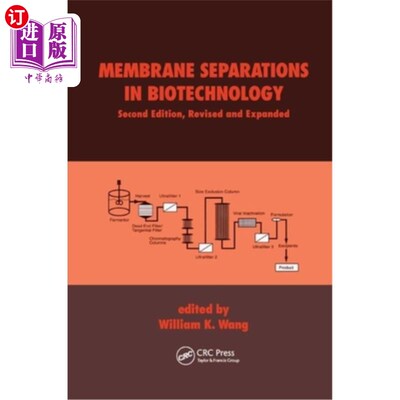 海外直订Membrane Separations in Biotechnology 生物技术中的膜分离