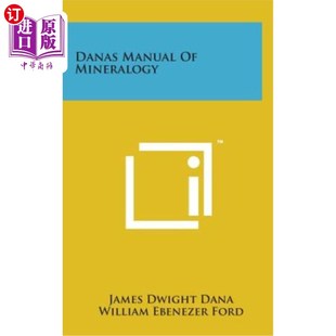 海外直訂Danas Mineralogy 達納斯礦物學手冊 Manual