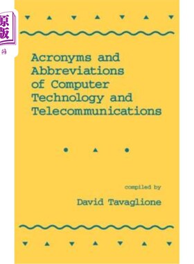 海外直订Acronyms and Abbreviations of Computer Technology and Telecommunications 计算机技术和电信的缩写和缩写