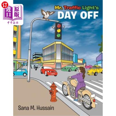 海外直订Mr. Traffic Light's Day Off 红绿灯先生休息日