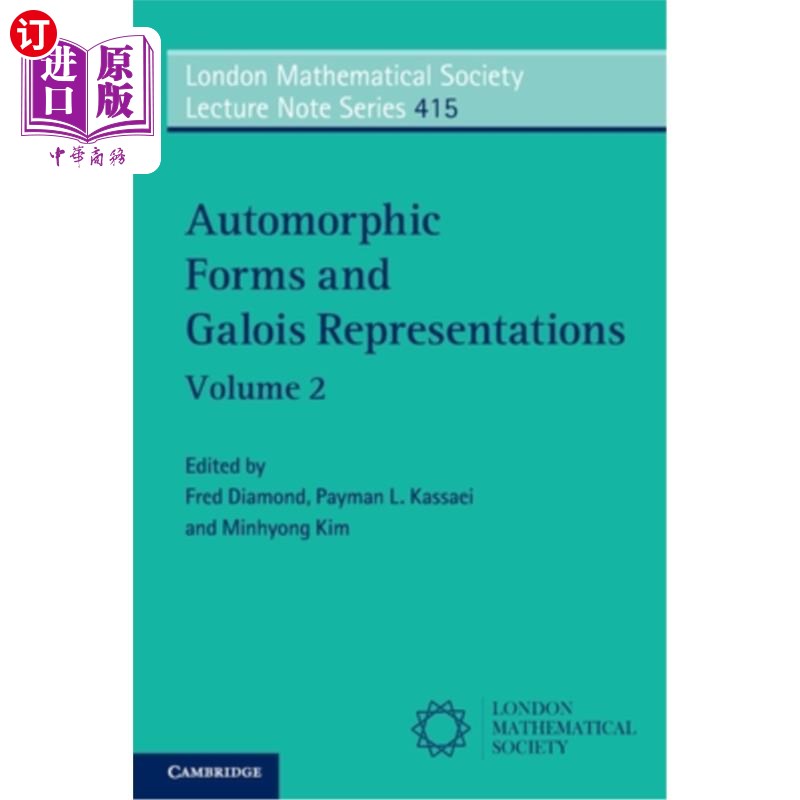 海外直订Automorphic Forms and Galois Representations: Volume 2 自同构形式和伽罗瓦表示，第2卷
