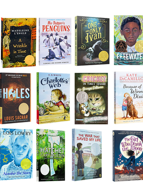 假期书单 纽伯瑞获奖书单 低高年级 英文原版 蓝思520L-1150L 青少年小说 儿童文学 中小学生 夏洛的网 波普先生的企鹅 Newbe