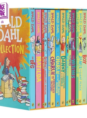 新版罗尔德达尔全集16册套装 Roald Dahl 儿童文学 经典文学 悬疑探险 童话 魔幻 420L-1020L 7-12岁 巧克力工厂中商原?