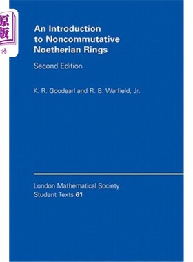 海外直订An Introduction to Noncommutative Noetherian Rings 非交换Noetherian环简介
