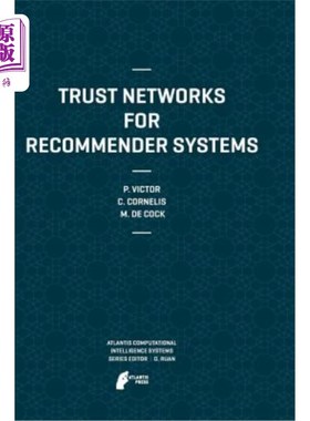 海外直订Trust Networks for Recommender Systems 推荐系统的信任
