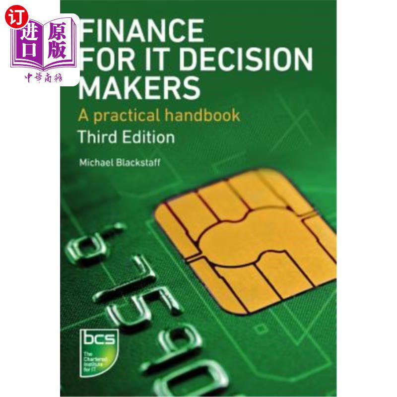 海外直订Finance for It Decision Makers: A Practical Handbook 面向It决策者的财务:实用手册